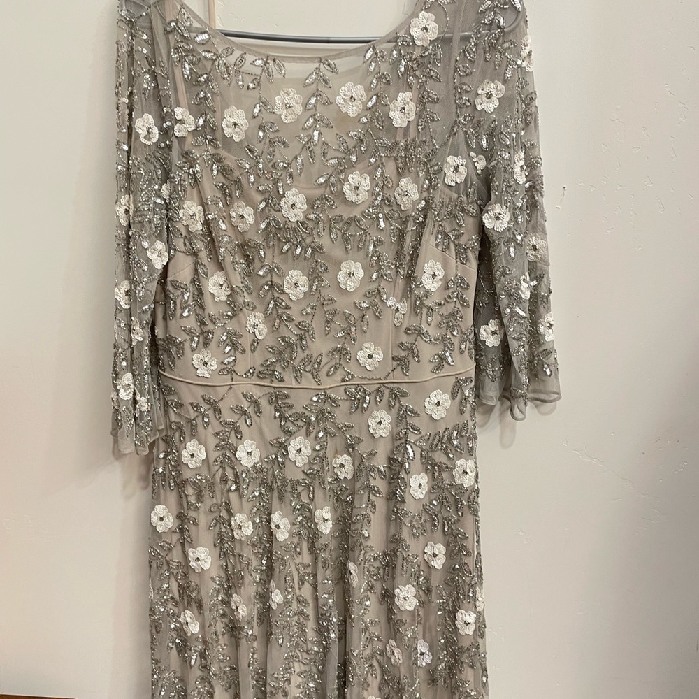 Aidan Mattox Sun Valley Dress Size‎ 12 anthropology